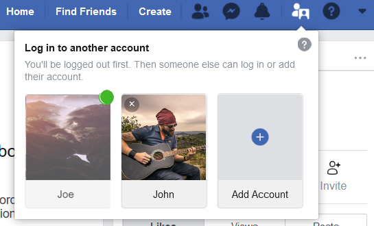 How to Switch Accounts on Facebook